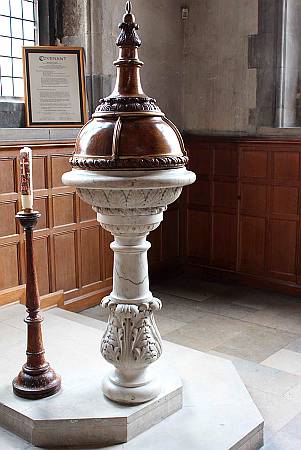 Cripplegate St Giles - The Font